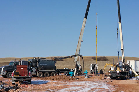 Hydrovac excavation service in Watford City - Wolverine Construction, LLC