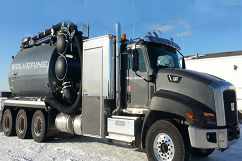 Hydrovac Truck in Watford City, ND - Wolverine Construction, LLC
